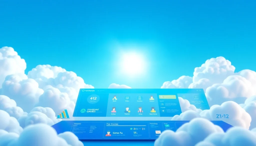 Engage with Awin68 Cloud's vibrant platform showcasing interactive gaming and cloud services.