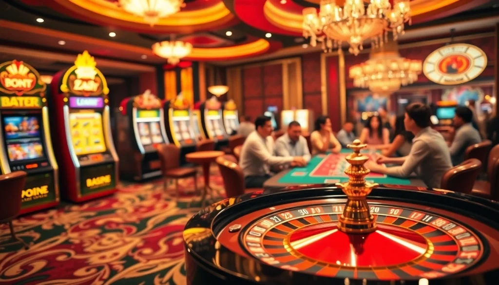 Experience thrilling casino action at https://hz88.my/ with vibrant poker tables and lively slot machines.