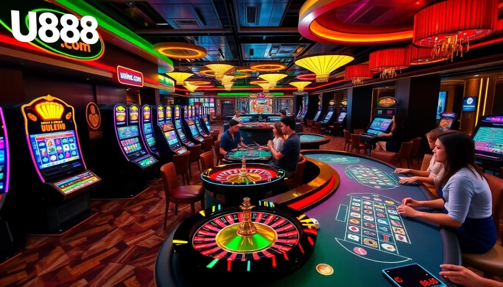 Experience winning moments at U888.com with vibrant slot machines, live dealer games, and exciting roulette.