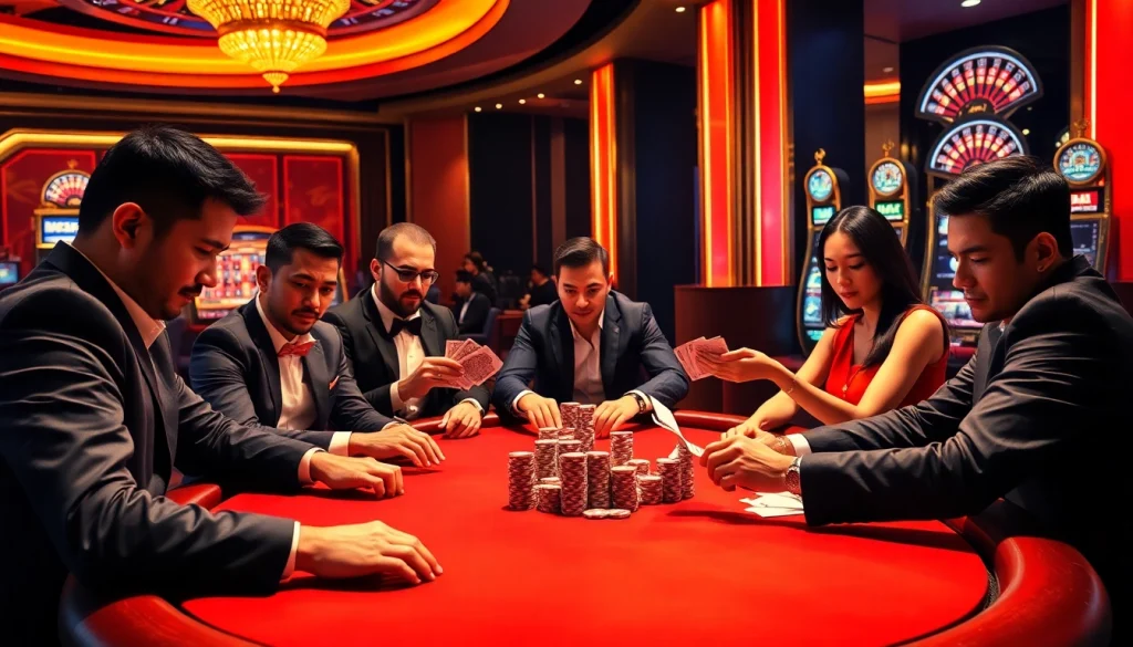 Experience the thrill of live poker at hz88 com, where high stakes and luxurious setups create unforgettable moments.
